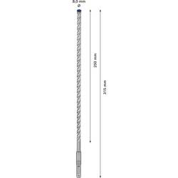 Bosch Accessories EXPERT SDS plus-7X 2608900091 příklepový vrták 1 ks 8 mm Celková délka 315 mm SDS plus 1 ks