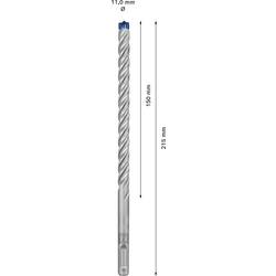 Bosch Accessories EXPERT SDS plus-7X 2608900106 příklepový vrták 1 ks 11 mm Celková délka 215 mm SDS plus 1 ks