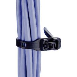HellermannTyton 115-11269, SRT26011, stahovací pásky, 11 mm, 260 mm, černá, rozpojitelná, velmi flexibilní, se zpětnou smyčkou, 1 ks