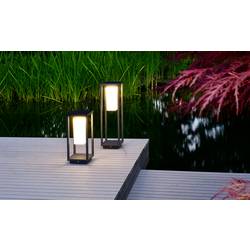 Deko Light 733050 Samas Solar 500 venkovní solární stojanové světlo s PIR senzorem LED pevně vestavěné LED 2.2 W tmavě šedá