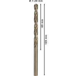 Bosch Accessories 2608588098 kovový spirálový vrták 7.2 mm 10 ks
