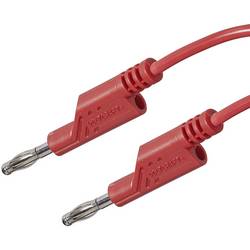 VOLTCRAFT MS5/RT měřicí kabel lamelová zástrčka 4 mm lamelová zástrčka 4 mm 5.00 m červená 1 ks