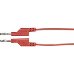 VOLTCRAFT MS5/RT měřicí kabel lamelová zástrčka 4 mm lamelová zástrčka 4 mm 5.00 m červená 1 ks