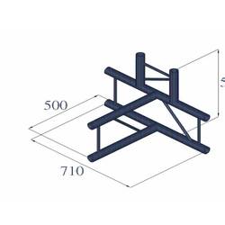Alutruss BILOCK BQ2-PAT42V 2bodová rampa rohové vázání na 4 směry 90 °
