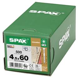 SPAX 0541010450605 šroub ze zápustnou hlavou 4.5 mm 60 mm T-STAR plus ocel 500 ks