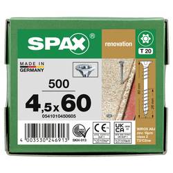 SPAX 0541010450605 šroub ze zápustnou hlavou 4.5 mm 60 mm T-STAR plus ocel 500 ks