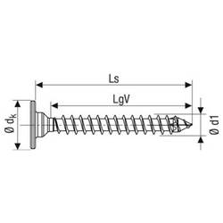 SPAX 0151010400163 vrut s půlkulatou hlavou 4 mm 16 mm T-STAR plus ocel 300 ks