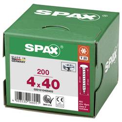 SPAX 0201010400403 půlkulaté šrouby 4 mm 40 mm T-STAR plus ocel 200 ks