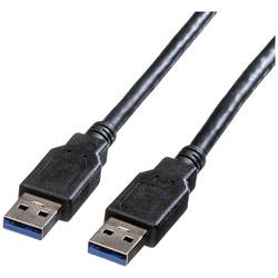 Roline USB kabel USB 3.2 Gen1 USB-A zástrčka, USB-A zástrčka 1.80 m černá stíněný 11.02.8970