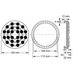 KS Tools 160.0491 Gumový talíř (Ø x v) 120 mm x 26 mm