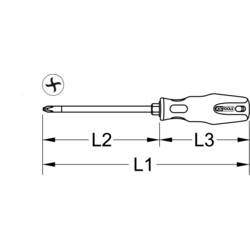 KS Tools 1591233 šroubovák Torq 10 mm, délka 105 mm