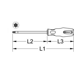KS Tools 159.1237 šroubovák Torx Velikost šroubováku T 15 1 ks