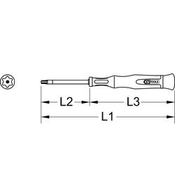 KS Tools 500.7808 ESD šroubovák Torx Velikost šroubováku IPR 3 1 ks