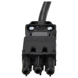 Sygonix SY-6676344 připojovací kabel černá 1.5 m