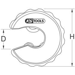 KS Tools 1042022 řezák trubek