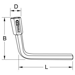 KS Tools 116.2073 Nástavec pro prodlužování kohoutku