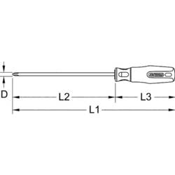 KS Tools 117.0532 1170532 křížový šroubovák PZ 0 DIN 7438