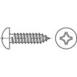 TOOLCRAFT 1068210 čočkové šrouby do plechu 6.3 mm 19 mm křížová drážka Philips DIN 7981 nerezová ocel A4 250 ks