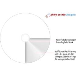 Primeon 2761109 CD-R 80 700 MB 50 ks vřeteno s potiskem, povrch s vysokým leskem, vodotěsný, odolné vůči otěru