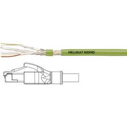 HELU 806623 RJ45 síťové kabely, propojovací kabely CAT 6A S/FTP 10.00 m zelená krytí PUR, stínění pletivem, fóliové stínění, flexibilní vnitřní vodič 1 ks