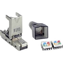Value 26.99.0371, zástrčka RJ45, Konektor RJ45, stříbrná (metalíza), 1 ks