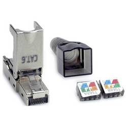 Value 26.99.0371, zástrčka RJ45, Konektor RJ45, stříbrná (metalíza), 1 ks