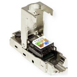 Value 26.99.0371, zástrčka RJ45, Konektor RJ45, stříbrná (metalíza), 1 ks