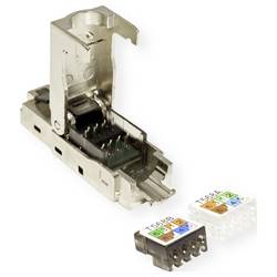 Value 26.99.0371, zástrčka RJ45, Konektor RJ45, stříbrná (metalíza), 1 ks