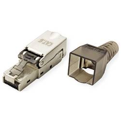 Value 26.99.0371, zástrčka RJ45, Konektor RJ45, stříbrná (metalíza), 1 ks
