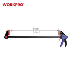 WorkPro WP232042 jednoruční svorka Rozpětí (max.):60 mm Vnější délka: 600 mm