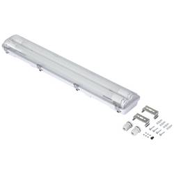 Sygonix LED světlo do vlhkých prostor LED trubice T8 18 W neutrální bílá šedá