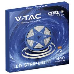 V-TAC VT-2835 2125986 LED pásek Energetická třída (EEK2021): E (A - G) volný konec 24 V 10 m studená bílá Tape on Full reel 10 m
