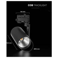 V-TAC VT-11135 LED pásové reflektory 35 W Energetická třída (EEK2021): F (A - G) LED černá
