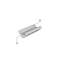 Deko Light 975411 EV-04-12 rohový profil hliník (š x v x h) 24.47 x 14.21 x 2000 mm 2 m