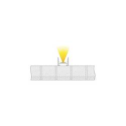 Deko Light 970284 AU-10-12 Drážkovaný profil hliník (d x š x v) 2000 x 18.20 x 13.70 mm 2 m