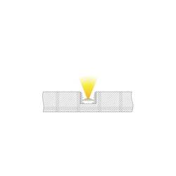 Deko Light 970284 AU-10-12 Drážkovaný profil hliník (d x š x v) 2000 x 18.20 x 13.70 mm 2 m