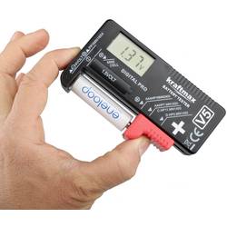 kraftmax 146699 zkoušečka baterií a akumulátorů, typy 1,2 V, 1,5 V, 146699