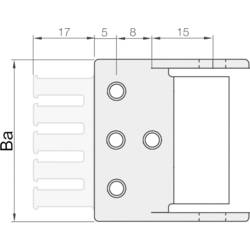 igus Easy Chain® E-Kette® E08 080.20.12PZ připojovací prvek princip tlačítka