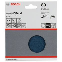 Bosch Accessories 2608608Y15 2608608Y15 brusný list na suchý zip Zrnitost 80 (Ø) 125 mm 5 ks