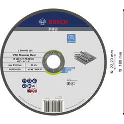 Bosch Accessories 2608600095 2608600095 řezný kotouč rovný 180 mm 1 ks ocel