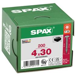 SPAX 0201040400303 půlkulaté šrouby 4 mm 30 mm T-STAR plus ocel 200 ks