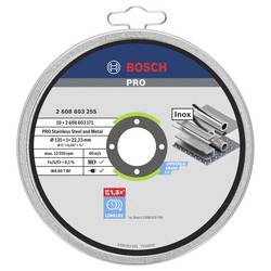 Bosch Accessories Rapido 2608603255 řezný kotouč rovný 125 mm 10 ks nerezová ocel, kov