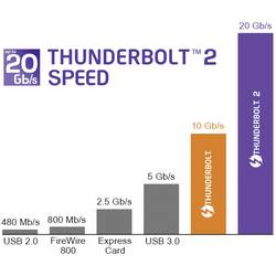 Delock Thunderbolt kabel Thunderbolt ™ (USB-C ®) zástrčka, Thunderbolt ™ (USB-C ®) zástrčka 2.00 m černá 84847 Thunderbolt™ kabel