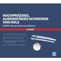 Bosch Accessories 2608900559 Sada pilových listů DO přímočaré pily EXPERT ‘Wood 2-side clean‘, T308B/BO, 3 ks 3 ks