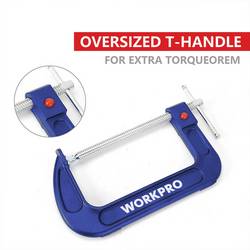 WorkPro WP232024 rychloupínač Rozpětí (max.):150 mm Délka vyložení:150 mm