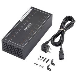VOLTCRAFT UC-20C400W01 USB nabíjecí hub, USB Power Delivery (USB-PD) , 20x USB-C®, 400 W, Dodávka energie, černá