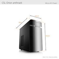 CSL Computer stolní PC M11060H AMD Ryzen 5 8600G 5.0 GHz 16 GB RAM 1000 GB SSD AMD Radeon™ Onboard Graphics 92061