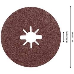 Bosch Accessories 2608621783 vláknitý kotouč Průměr 125 mm Zrnitost=60 5 ks