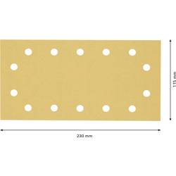 Bosch Accessories EXPERT C470 2608900946 brusný papír s otvory Zrnitost 120 (d x š) 230 mm x 115 mm 50 ks