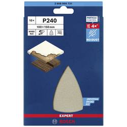 Bosch Accessories EXPERT M480 2608900731 brusná síť pro multifunkčníbrusku bez otvorů Zrnitost 240 (d x š) 150 mm x 100 mm 10 ks